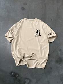 Manfinity EMRG Men T-Shirts - Khaki - View 2