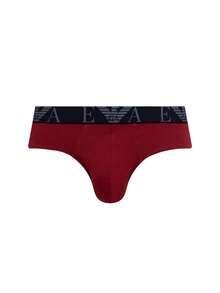 Armani 3 Pack Men's Trunks - Armani Blue/Rhubarb/White - View 2