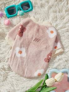 PETSIN 1 Pc Cute Bear Flannel Pet Graphic Warm Pet - Multicolor - View 6