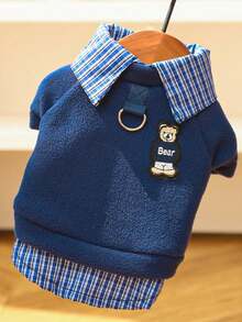 PETSIN Vêtements pour animaux de compagnie de plusieurs tailles, style 2 en 1 avec doublure thermique, doux et confortables, respirants, anti-boulochage, légers, lavables, de couleur unie, pour chats sans poils, teddies, bichons et petites races, pour un usage quotidien à la maison ou en extérieur, en automne et en hiver par temps froid - Multicolore - Voir 12