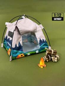 MINKOJA - SELECTS 手工迷你娃娃屋帐篷，迷你帐篷，娃娃屋配件 - 彩色 - 查看 2