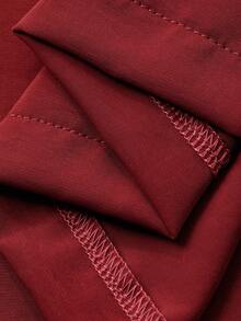 Livesso 春夏红色碎花吊带背心和阔腿裤套装，休闲宽松度假海滩优雅通勤装，情人节礼物，婚礼宾客礼服 - 紅色 - 查看 7