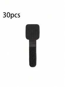 Desktop Data Cable Storage And Organizing Tool - Computer Cable Bundling Tape - Black - View 12