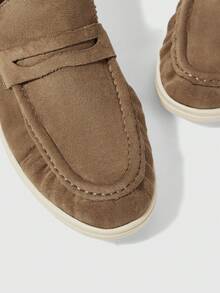 Sleekvia Zapatos planos para mujer - Marrón claro - Ver 7