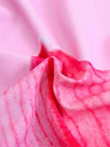 Swim Oasis 2pcs Women's Fashionable High-End Printed One-Piece Swimsuit With Sarong Cover-Up, Summer - Multicolor - View 8