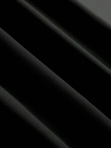 Franclia Casual Khaki Blazer Jacket Paired With Spaghetti Strap Waist Cinched Straight Dress, Women's 2 Pieces Set, Suitable For Spring/Autumn, Business/Casual Wear - Black - View 5