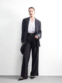 CUCCOO BIZCHIC 女士优雅尖头高跟鞋，通勤必备 - 黑色 - 查看 6