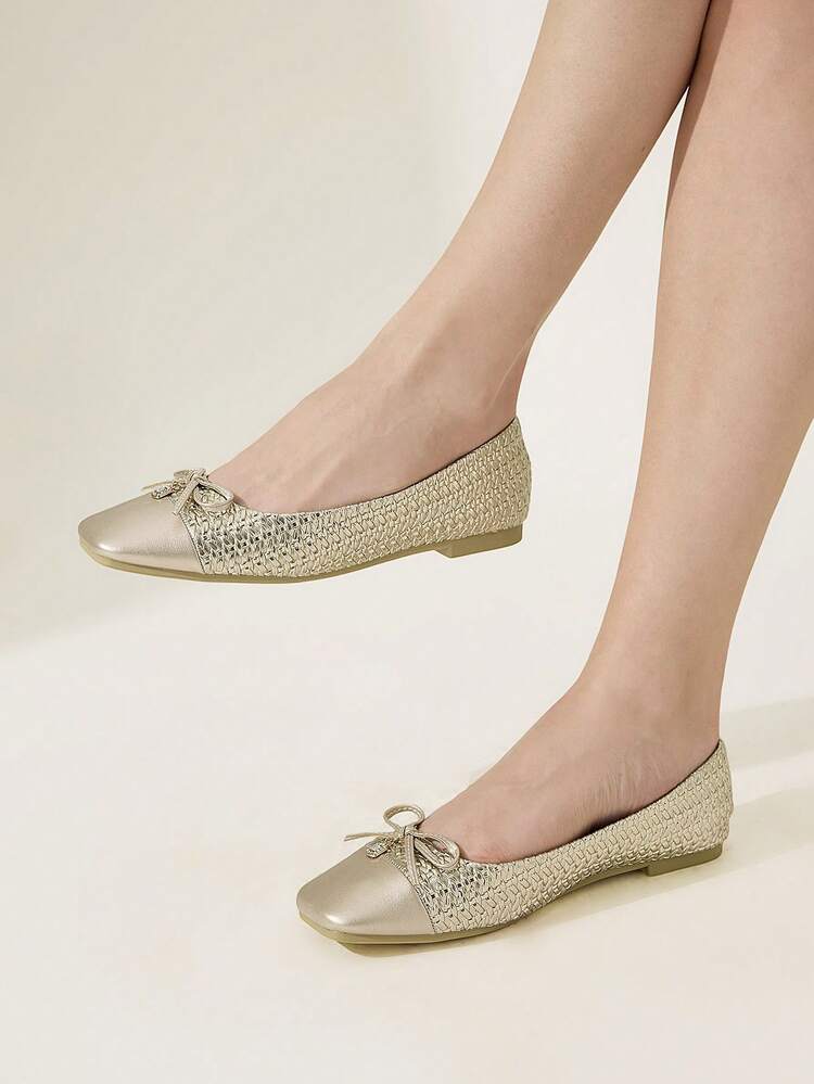 CUCCOO CHICEST Women's Casual Bow Decor Fashion Slip-On Loafers For Daily Wear Valentine's Day Elegant Shoes