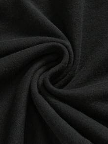 ROMWE Dark Anime Inspired Cropped Camisole Top For Women - Black - View 4