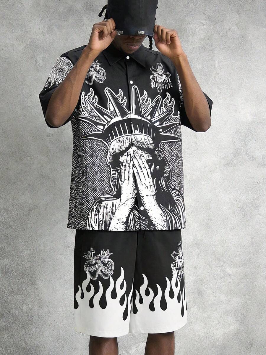 Manfinity EMRG Men Shirt Co-Ords - Multicolor - View 1