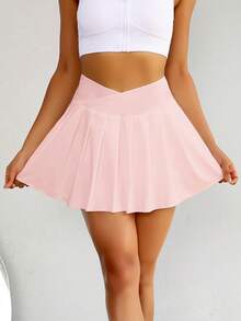 Sovereign Charm Váy thể thao cạp rộng có điện thoại bỏ túi - Hồng - Xem 4