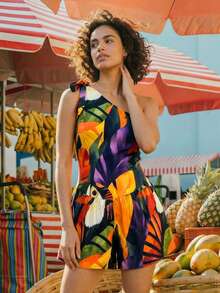 CAJUNI Tucano Full Print_romper COST: 30 USE PRINT NUMBER: 1644738 - Multicolor - View 6