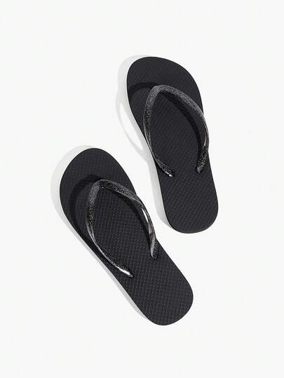 Grefit Women's Flip Flops, EVA Material Waterproof Non-Slip, Solid Color Minimalist, Suitable For Home, Vacation, Beach