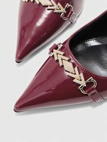 CUCCOO BIZCHIC Tacones para mujer - Burdeos - Ver 7