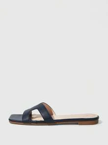 HighSole Women Flat Sandals - Blue - View 2