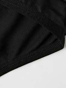 3pcs Women's Fashionable Letter Print Panties Set - Multicolor - View 3