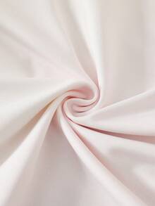 SHEIN Tween Girls' Casual Elegant Floral Print Asymmetrical Shoulder Ruched Cropped T-Shirt - White - View 8