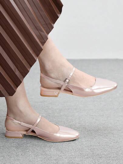 CUCCOO BIZCHIC Women Shoes Fashionable Red Mary Jane Back Strap Low Heel Comfortable Square Toe Shoes, Graduation Heel, Prom Heels For Summer Spring Shoes Spring Break Easter For Christmas