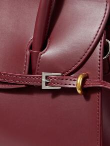 MOTF PREMIUM WOMEN HANDBAG - Burgundy - View 7