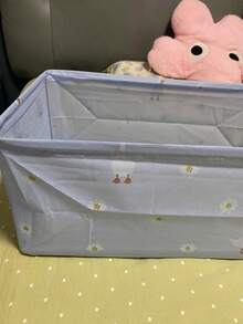 1个可折叠收纳盒，布艺可折叠整理篮，适用于家庭客厅、宿舍衣柜，是收纳衣物、内衣、袜子等必需品的理想选择。 - 彩色 - 查看 9