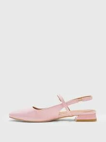 CUCCOO BIZCHIC Zapatos de mujer con correa trasera de estilo Mary Jane, color rojo, tacón bajo cómodo y punta cuadrada. Tacón de graduación, tacones de fiesta para primavera y verano, para ocasiones como graduación, baile de graduación, primavera, Semana Santa y Navidad. - Rosa vieja - Ver 10