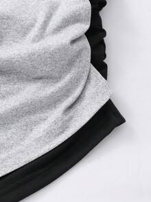 Áo thun ngắn tay bất đối xứng nhiều màu sắc dành cho nữ tuổi teen, cổ lệch, eo nhún và khóa kim loại, thích hợp mặc vào mùa xuân/hè. Thiết kế cổ lệch độc đáo, eo nhún, điểm nhấn khóa kim loại, thể hiện cá tính thời trang, phù hợp cho mặc hàng ngày, dự tiệc, đi học và các dịp khác. - Nhiều màu - Xem 8