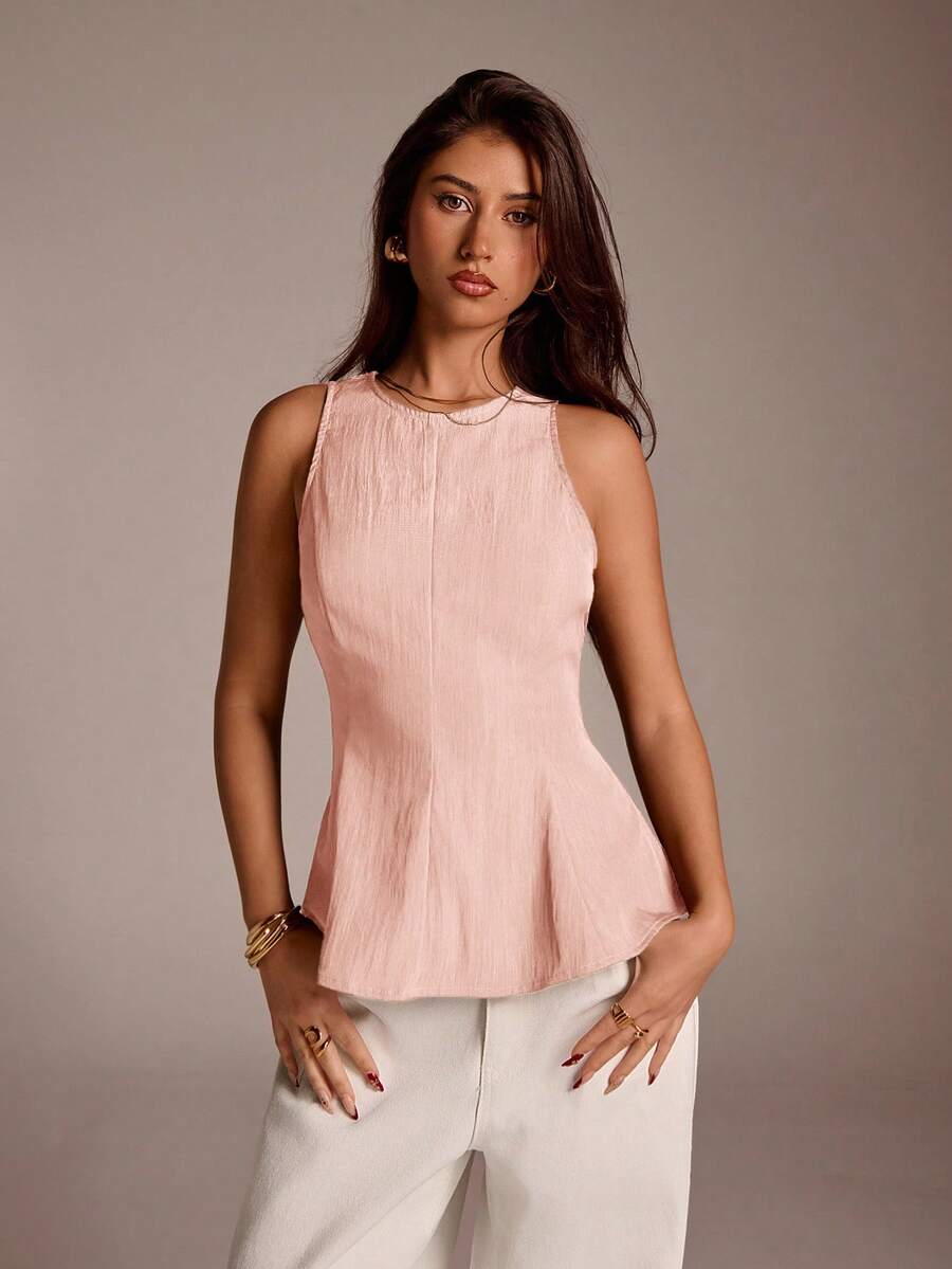 Avantive 春夏女装浪漫/舞会/正式/生日/90年代复古上衣/商务休闲/优雅/西式/外出/时尚/休闲/千禧年/夜店/办公室/鸡尾酒会/复古/紧身/锐舞节/趣味/优雅/老钱/街头风/度假/乡村音乐会/工作/端庄/春假/单身派对/演唱会/酷女孩/基础款/毕业/A字裙/无袖/白色上衣