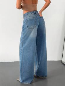 SHEIN Women Jeans - Medium Wash - View 2