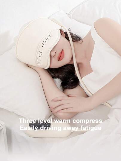 Teckwe This 2-In-1 Electric Air Compressor Vibration Head Massager 2000mAh Battery Is Convenient For Home Use, Freeing Your Hands While Massaging Your Head And Eyes. (The Number Of Versions Without A Hat And Those With A Hat With The Added Heating Function Is Limited And May Be Discontinued At Some Point. The Full-Featured Version Has A Long-Term Heat Therapy Function.)