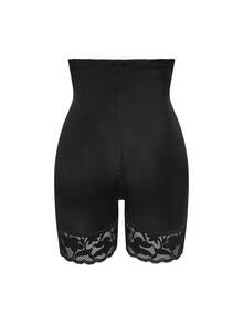 SHAPORA 1件装女士高腰塑形瑜伽裤，收腰提臀紧身裤，适合健身和日常穿着 - 黑色 - 查看 9