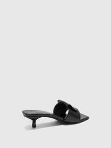 CUCCOO BIZCHIC 女士时尚日常穿搭高跟凉鞋 - 黑色 - 查看 9