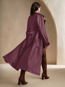 Anewsta KF16396-DM Fall,Autumn,Winter,Elegant,Chic,New Year,Casual,Christmas - Burgundy - View 3