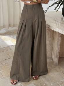 Livesso Women Pants - Coffee Brown - View 4