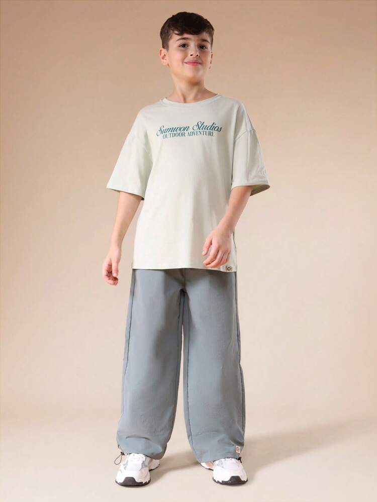 Outdoor Adventure Graphic Tee And Jogger Set
