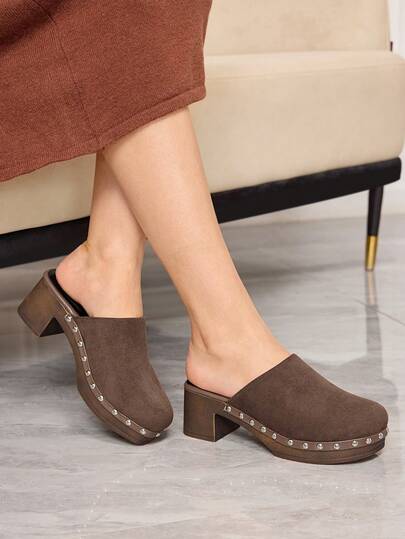 Sleekvia Zapatos de plataforma y cuña versátiles y casuales para mujer