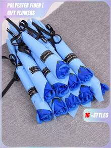 万圣节礼物、圣诞节礼物、28cm 长/11in 宽 4.5cm/1.77in 20PCS 情人节礼物、教师节香皂玫瑰单支小礼物香皂花仿真花束、推给女朋友、男朋友情人节礼物、玫瑰香皂、婚礼嘉宾、伴娘、派对小礼物、酷妈妈礼物、母亲节礼物、婚礼小礼物、家人、朋友、玫瑰惊喜爱情礼物 - 玫瑰礼物 - 彩色 - 查看 8