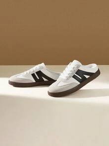 CUCCOO EASI 2024春秋新款白色德国女式运动鞋，厚底增高休闲运动鞋，返校季必备 - 黑灰 - 查看 6