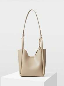 MOTF PREMIUM WOMEN'S FASHION COMMUTER VERSATILE LARGE CAPACITY SHOULDER BAG - Khaki - View 5