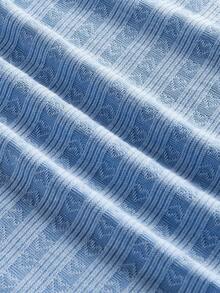 SHEIN MOD Cute Blue Vest With Pleated Lace Patchwork Bow, Singlet, Blue Vest, Fall Outfit, Bow Top, Cute School Top, Back To School Top - Blue - View 4