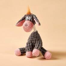 PETSIN 內部有BB聲音和抗咬材料的驢形毛絨玩具狗 - 彩色 - 查看 1