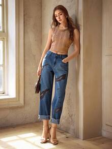 Selenza 女士牛仔裤 - 藍色 - 查看 7