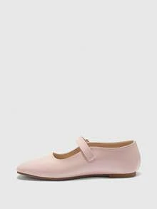 CUCCOO BIZCHIC Zapatos planos de mujer versátiles, de moda sencilla y generosa, para el tiempo libre, el trabajo y el transporte - Rosa claro. - Ver 9