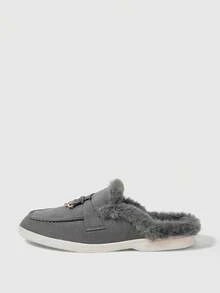 Sleekvia Women's Casual Versatile Commute Simple Flats - Dark Grey - View 7