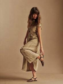 Rosivie Women Flat Sandals Valentine's Day - Chocolate Brown - View 5