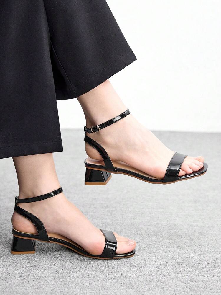 CUCCOO BIZCHIC Women's Shoes Women's Fashion Elegant Square Toe Women's High-Heeled Sandals