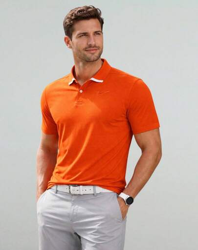  Playera Nike Dry-Fit Naraja Hombre: Domina Tu Entrenamiento Con Estilo