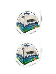 MINKOJA - SELECTS 手工迷你娃娃屋帐篷，迷你帐篷，娃娃屋配件 - 彩色 - 查看 7