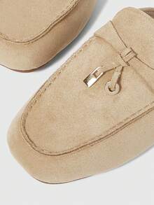 Sleekvia Women's Casual Versatile Slip-On Flat Shoes - Apricot - View 8