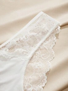 Charlaine 3 Packs Low-Rise Lace Underwear Lingerie - Multicolor - View 5