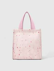 ROMWE Kawaii Cute Cartoon Kitten Thermal Insulation Bag - Pink C - View 5